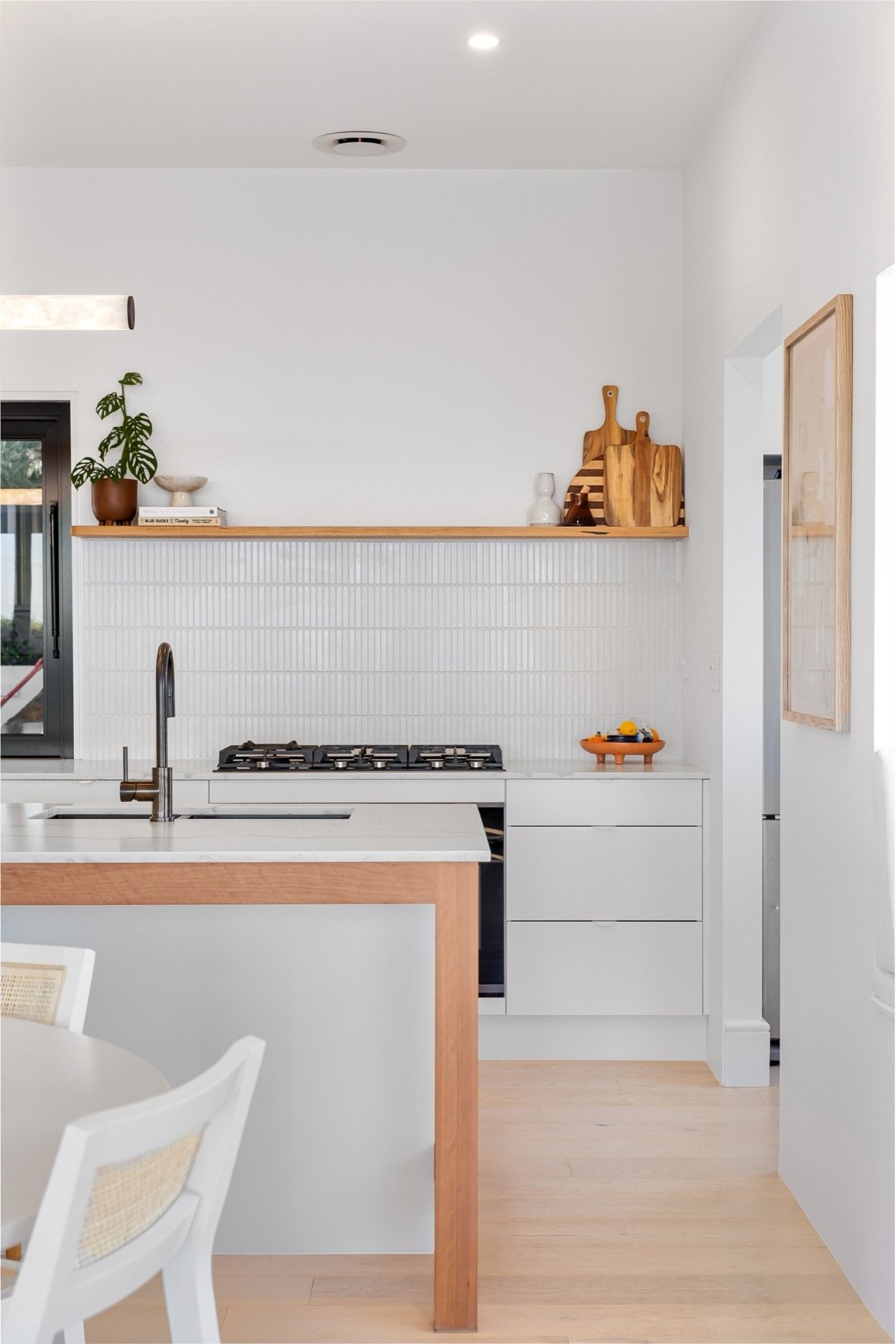 Minimalist residential kitchen interior